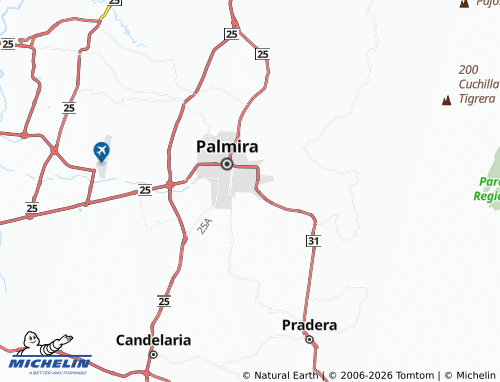 MICHELIN El Triunfo map - ViaMichelin
