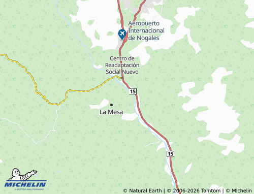 MICHELIN La Mesa del Valle map - ViaMichelin