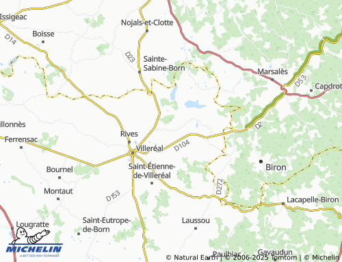 MICHELIN Rayet map - ViaMichelin
