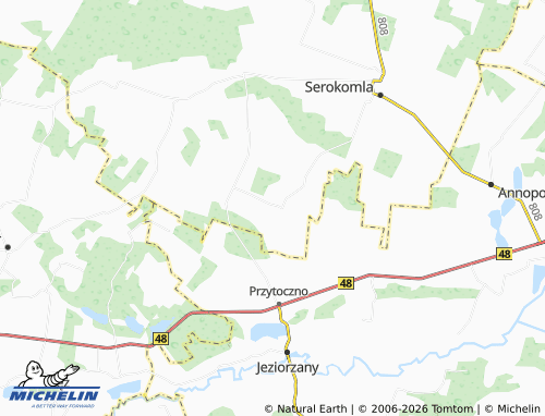 MICHELIN-Landkarte Charlejów - ViaMichelin