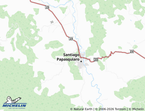 Carte MICHELIN Jardines de Santiago - ViaMichelin