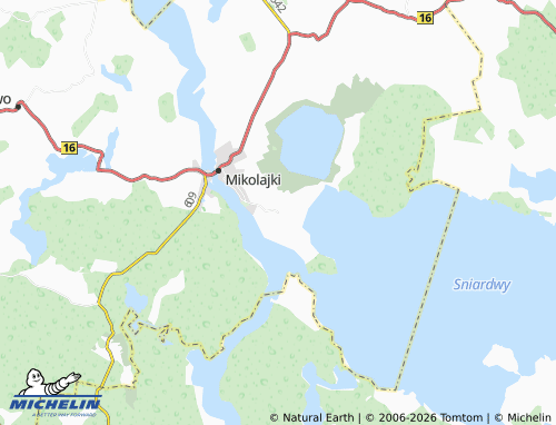 MICHELIN Stawek map - ViaMichelin