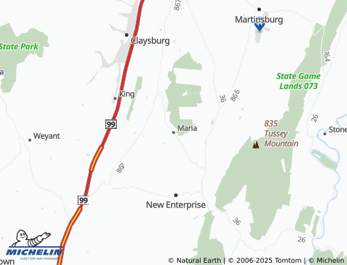 MICHELIN Maria map - ViaMichelin