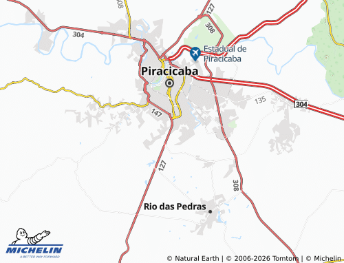 Mappa MICHELIN Jardim Califórnia - ViaMichelin
