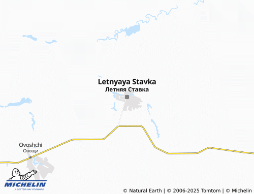 MICHELIN-Landkarte Letnyaya Stavka - ViaMichelin