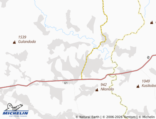 MICHELIN-Landkarte Sigangeni C - ViaMichelin