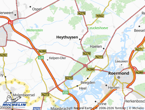 Carte MICHELIN Baexem - ViaMichelin