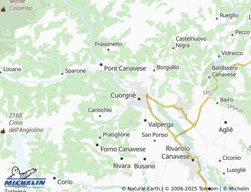 Carte MICHELIN Trione - ViaMichelin