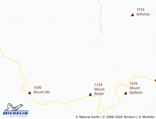 Mapa MICHELIN Mount Buster - ViaMichelin
