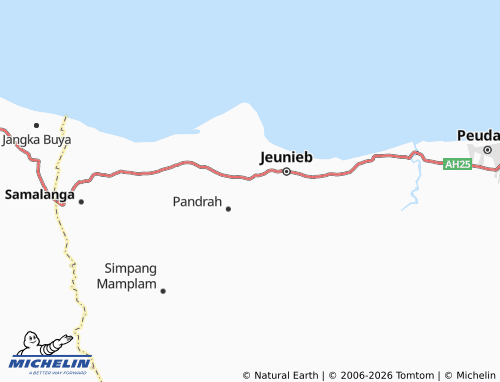 Mappa MICHELIN Pandrah Janeng - ViaMichelin