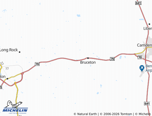 Mapa MICHELIN Hollow Rock - ViaMichelin