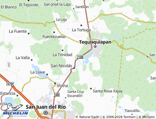 MICHELIN Bordo Blanco map - ViaMichelin