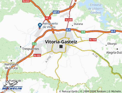 MICHELIN Vitoria-Gasteiz map - ViaMichelin