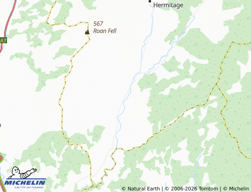 Mappa MICHELIN Newcastleton - ViaMichelin