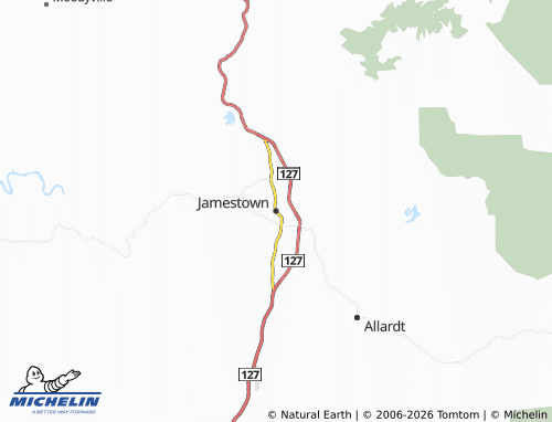 Mapa MICHELIN Jamestown - ViaMichelin