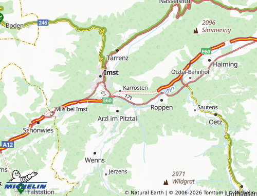 MICHELIN Karres map - ViaMichelin