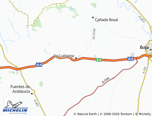 MICHELIN La Luisiana map - ViaMichelin
