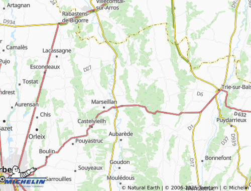 MICHELIN-Landkarte Trouley-Labarthe - ViaMichelin