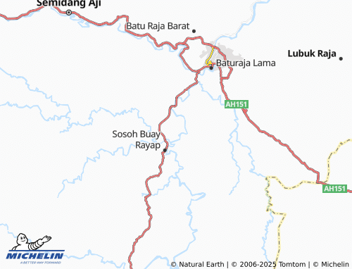 MICHELIN Lubuk Leban map - ViaMichelin