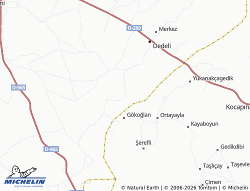Mapa MICHELIN Çukurbağ - ViaMichelin