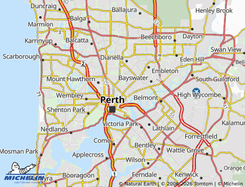 Mapa MICHELIN Mount Lawley - ViaMichelin