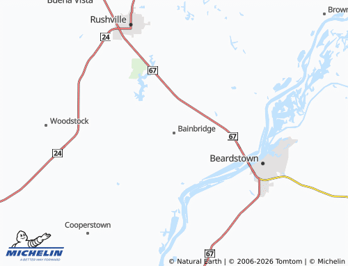 Carte MICHELIN Bainbridge - ViaMichelin
