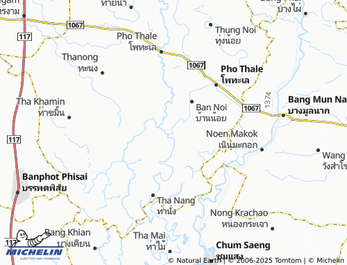 MICHELIN Bang Khlan map - ViaMichelin