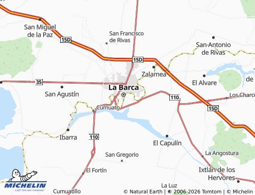 MICHELIN-Landkarte Paso de Hidalgo - ViaMichelin