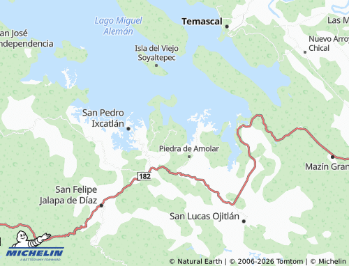 Mapa MICHELIN San Martín Soyaltepec - ViaMichelin