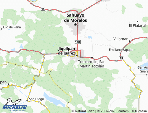 Mappa MICHELIN California - ViaMichelin