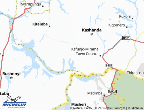MICHELIN Murami map - ViaMichelin