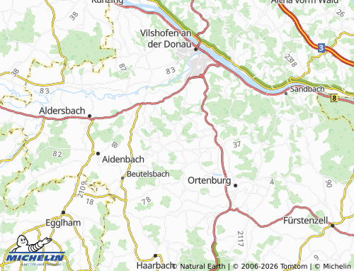 MICHELIN-Landkarte Jaging - ViaMichelin