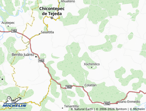 Mapa MICHELIN Zilamatl - ViaMichelin