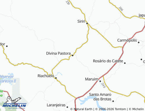 MICHELIN Divina Pastora map - ViaMichelin