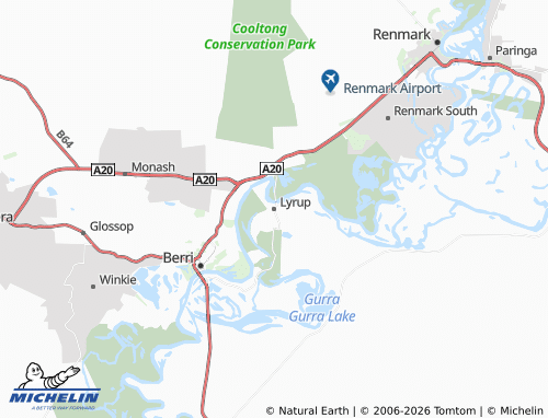 Mapa MICHELIN Lyrup - ViaMichelin