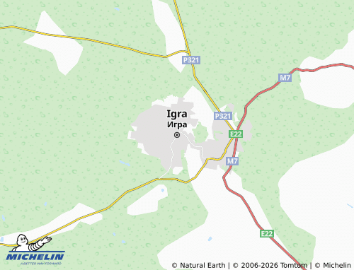 MICHELIN-Landkarte Igra - ViaMichelin