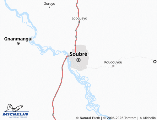 Mappa MICHELIN Soubré - ViaMichelin