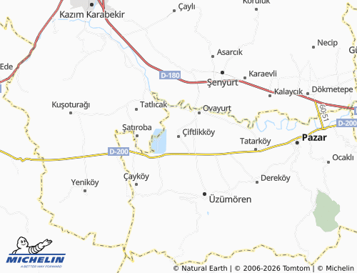 MICHELIN Çiftlikköy map - ViaMichelin