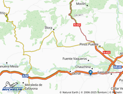 MICHELIN Obeilar map - ViaMichelin