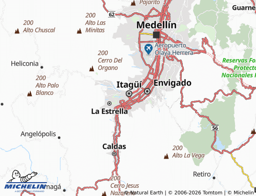 Carte MICHELIN San Pío X - ViaMichelin