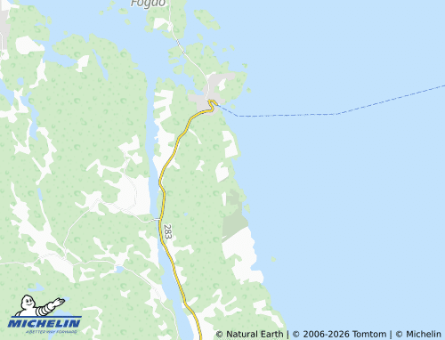 Mapa MICHELIN Fjällbostrand - ViaMichelin