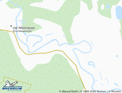 MICHELIN-Landkarte Golysheva - ViaMichelin