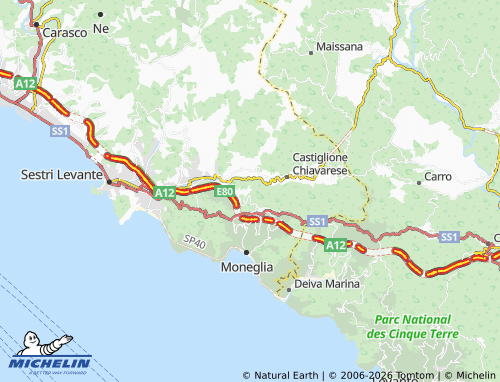 Mappa MICHELIN Masso - ViaMichelin