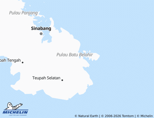 MICHELIN Blang Sebel map - ViaMichelin