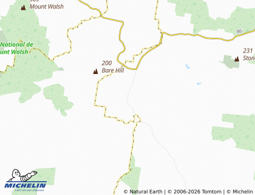 MICHELIN Teebar map - ViaMichelin