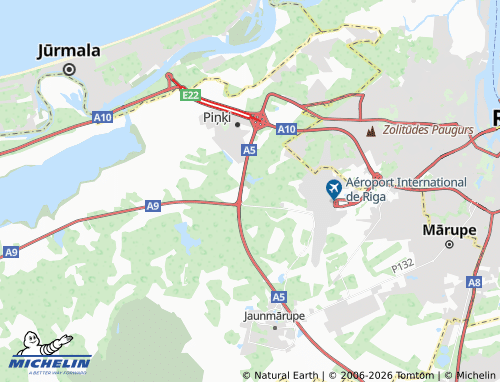 Mapa MICHELIN Brīvkalni - ViaMichelin