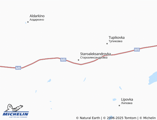 MICHELIN Staroaleksandrovka map - ViaMichelin