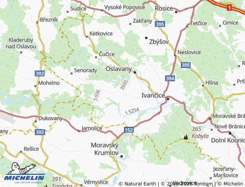 Mappa MICHELIN Nová Ves - ViaMichelin