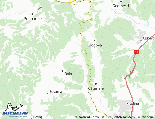 Mappa MICHELIN Crainici - ViaMichelin
