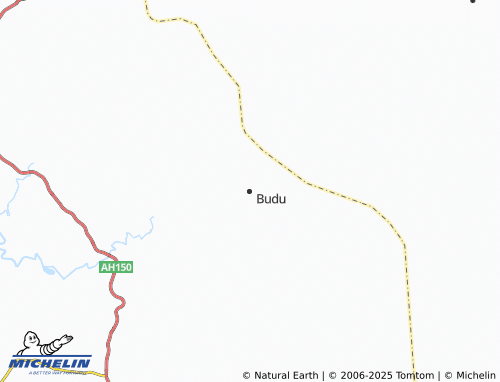 MICHELIN Budu map - ViaMichelin